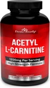 Divine Bounty Acetyl L- karnitin Kapsle 1200mg per Serving - L Carnitin dodatek 120 Vegetariánské Kapsle