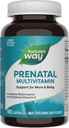 La natura està en camí Prenat Multivitamin, amb la folat per al cervell de salut i el desenvolupament Spinal *, 180 Capsules