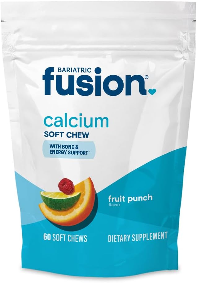 Bariatric Fusion Bariatric Kaloriyası əlavə Chews - Vitamin D3 Bariatric Vitamini ilə Citrate