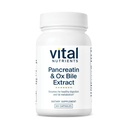 Vital Nutrients Pancreatin & Ox Bile Extract 500mg - Natural Digestive Enzymes for Women & Men - Supports Digestion of Protein, Fat, and Carbohydrates*- Gluten, Dairy & Soy Free - 60 Capsules