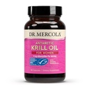 Dr. Mercola Krill Oil for Women - 2 mg Astaxanthin - MSC Certified Sustainable - Supports Brain, Skin & Immune Systems - with Omega-3s - Non-GMO, Gluten-Free & Soy-Free - 90 Capsules (30 Servings)