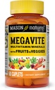 MASON NATUURLIJKE Vitamine Megavite Fruit en Veggie Mineral Formula, 60 Tellen