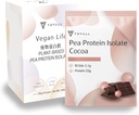 TRYALL Kasvipohjainen Pea Proteiinijauhe Isolaatti (22 g proteiinia) Matkapussit (Cocoa Milk, 10 pakkausta)