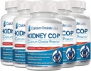 KIDNEY C.O.P. Calcium Oxalate Protector 120 קפסולות, Kidney Support for Calcium Oxalate Crystals, Helps Stops Recurrence of Stones, Stronger Than Chanca Piedra Stone Breakers, 6 Pack Pack
