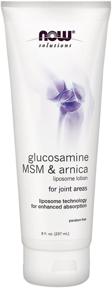 ตอนนี้ Glusazine, MSM และ Arnica Liposome Lotion, 8-Once (Pack of 2).