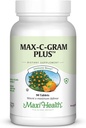 Maxi Health Vitamin C 1050mg – Buffered C Complex with Calcium Ascorbate & Bioflavonoids – Immune Support Supplement, Non-Acidic, Gentle on Stomach, Gradual Release – 90 Tablets