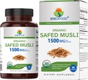 Brieofood Organic Safe Musli 1500mg, 45 Kalpo, Veģetārs, bez lipekļa, 90 Veģetāru tabletes