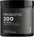 Toniq 200 Miliar CFU Probiotic Suplemen 30 Verified Thirdeed Party Strains - Sepenuhnya Shelf-Stable Prograble Formula Blend - Extended Release Capsules