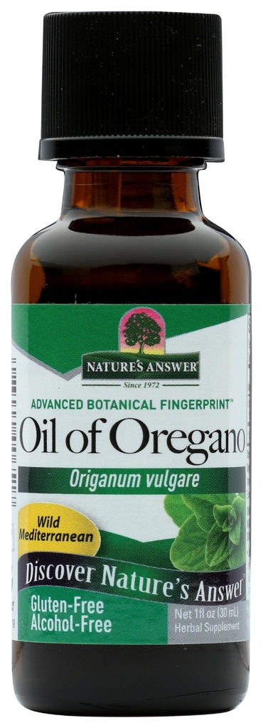 NATURES ANSWER Oregano Oil, 1 FZ