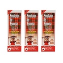 Emulsion de Escocia Cod Liver Oil Dietary Supplement. Rich in Vitamins A, D, E and B1. Cherry Flavoured. 6.5 Fl Oz / 192 mL. Pack of 3