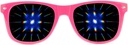 GloFX Ultimate Diffraksjonsbriller - rosa - 3D Prism Rainbow Effect - Great Edm, Festival, Konsert, Fyrverkeri, Julelys og Rave Tilbehør - Pink Frames