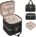 Yarwo Pill Sticla organizator sac de stocare, 3 straturi Medicina Caz de călătorie gol cu design demontabil și Dividers pentru pastile, Poțiuni, Vitamine și consumabile de urgență de prim ajutor, negru (PATENT DESIGN)