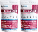 BEET'UMS Beet Chews - Premium Organic Beet Juice Powder Supplement - Nitric Oxide Energy & Blood Flow Circulation Support - Real Chocolate Pomegranate Health Chews med 7 Superfoods (2)