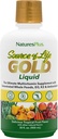 L'origen de la natura de la vida Gold Multivitamin 30 ozí Implementació de la producció d'Energia, la producció de salut i l'Imune Sistema i bé, les Includes Viminades D3, B12, K2 i més de 120 aliments complets - 30 Servins