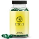 Think FOCO Capsules (13+) Natural Focus Supplement for Teens & Adults - Brain Nootropic for Concentration, Memory, Mental Clarity, Cognitive Enhancement Vitamins - Attention Supplements - Pack of 2