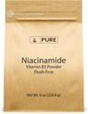 PURE ORIGINAL INGREDIENTS Niacinamid (8oz) Flush- Free Vitamin B3 prášek, dodatek stravy