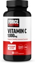 FORCE FACTOR Witamina C 1000mg Suplement wsparcia immunologicznego, Suplement witaminy C Immunitet Witaminy Plus przeciwutleniacz Wsparcie, Jakość Premium, Wegan, 60 Tabletki witaminy C