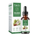 PUFFIAIR Soursop(Graviola) & Sea Moss Liquid Drop for Cell Support & Regeneration, Immune Boost, Relax, Liver and Sleep, Herbal Extract, Sugar/Gluten Free, Natural Flavor, 2 Fl Oz/60ml