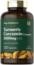 Tahoe Nutritionals Turmeric Curcumin | 150 Capsules | 95% Curcuminoids with Black Pepper | Non-GMO, Gluten Free Supplement