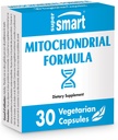 SuperSmart - Mitochondriální vzorec (Advanced Formule) - s PQQ, R-Lipoic acid, acetyl-L-karnitin - Mitochondrial dodatek 124; Non-GMO & gluten zdarma - 30 Vegetariánské kapsle
