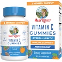 MaryRuth Organics Vegan Vitamin C Gummies | 2 Month Supply | Immune Support Supplement for Adults & Kids | Chewable Vitamin C Gummy Vitamins | Non-GMO | Pectin Based | 60 Count
