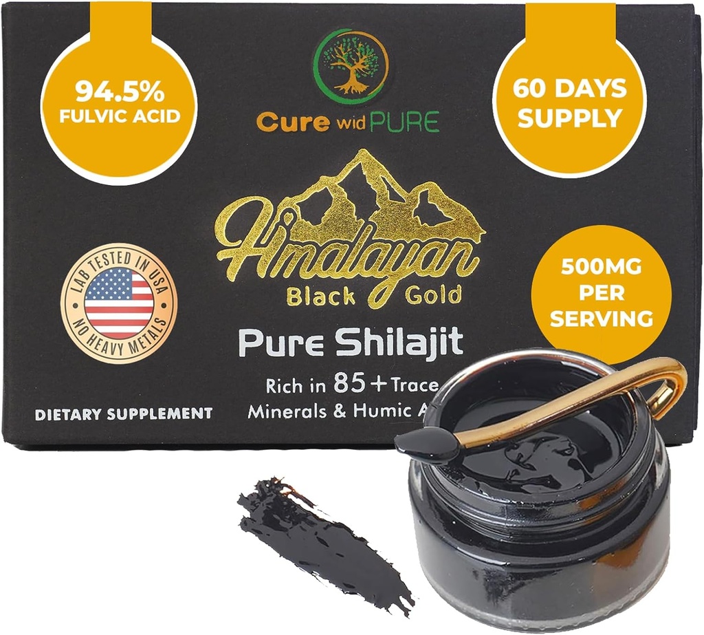 Cure wid Pure Himalayan Shilajit pre mužov a ženy 