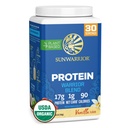 Sunwarrior Vegan Protein Powder Organic Plant-Based Protein | BCAA Amino Acids Hemp Seed Plant Protein | Soy Free Dairy Free Gluten Free Synthetic Free Non-GMO | Vanilla 30 Servings | Warrior Blend