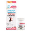 The Relief Products Migrane Headache Therapy - 100% Natural Active Ingredients - Soothes Throbbing, Pressure, Light Sensitivity, Migraines - Fast Dissolve Tablets - 50ct