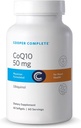 Cooper Complete - CoQ10 50 mg - CoEnzyme10 Ubikinol dodatek - 60 Softgels na steklenico. Pakiranje po 2