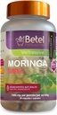 Betel Natural Premium Organically Sourced Moringa Oleifera Capsules Amazing Flavonoids - 1500 m