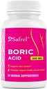 Safrel Boric Acid Vaginal Suppositories - 100% Pure Made in USA - Intimate Health Support, Vaginal Health och pH, Odor Control (30 greve av 1)
