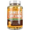 DACHA Tumeric Curcumin Supplement - 1500mg Joint Support Supplements Turmeric with Black Pepper Ginger 95% Curcuminoids Capsules