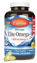 Carlson - Elite Omega-3 Gems, 1600 mg Omega-3 Fatty Acids Including EPA and DHA, Norwegian, Wild-Caught Fish Oil Supplement, Sustainably Sourced Omega 3 Fish Oil Capsules, Lemon, 130 Softgels