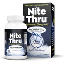Advanced Sleep Aid Melatonin Dietary Supplement, 10mg Capsules, 60 Count
