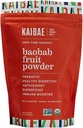 KAIBAE Premium Organic Baobab Powder I Prebiotic Gut Health, Intermitent Fasting, Imunity, Hydration CLAN124; Vitamin C, Polyfenoly, Minerály CLAN124; Fiber Supplement CLAN124; 8 oz.