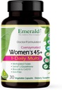 EMERALD LABS 45+ 1 giorno Multi - Multivitamina completa per il supporto completo, Bone & Heart Health* - Progettato per le donne 45+ - Gluten-Free & Vegetariano - 30 capsule vegetali