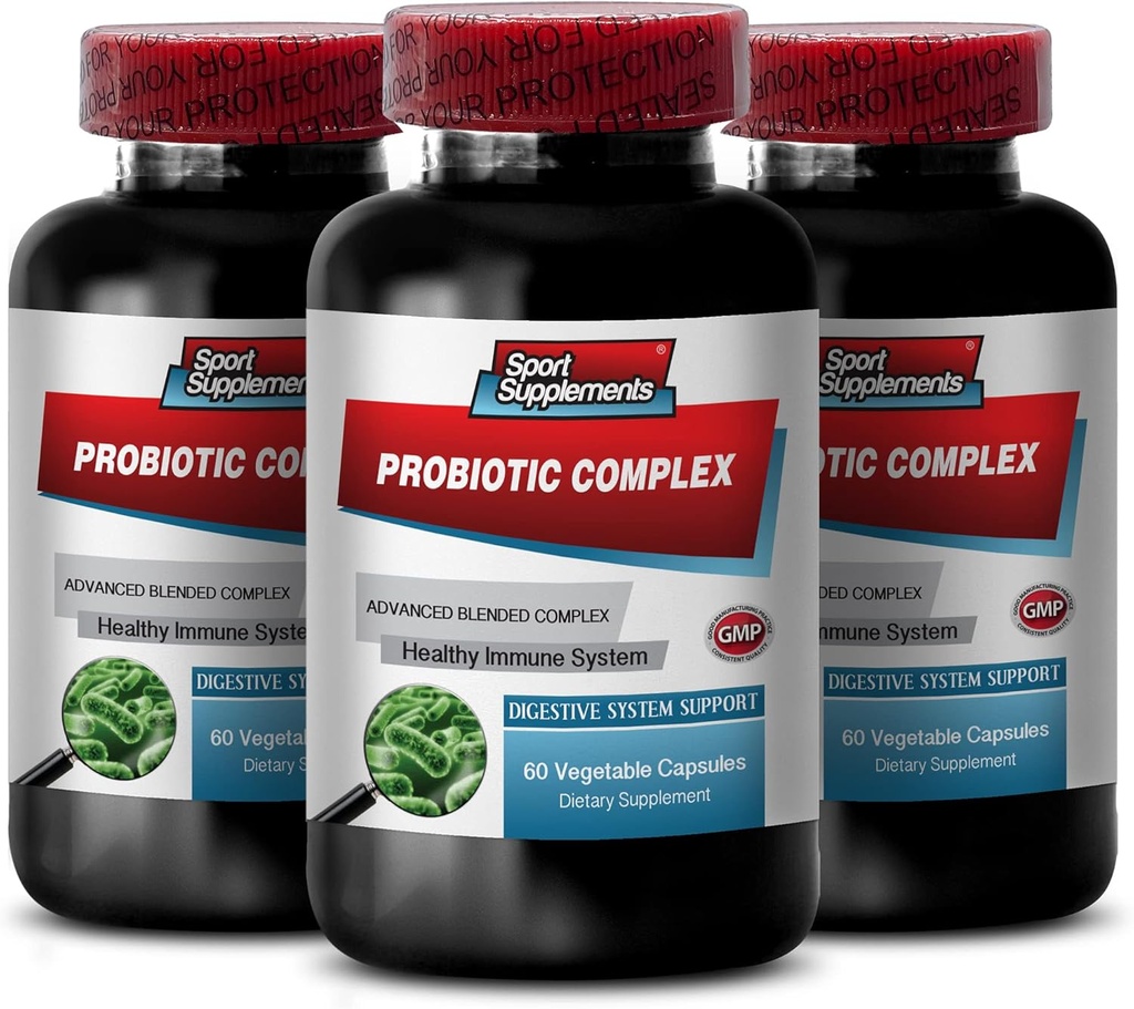 Pomôžte vám schudnúť - Probiotický komplex - probiotický pre ženy, probiotické doplnky, probiotické pilulky pre zdravie Gut, Digestive Advanced probiotic, Gut Restore Advanced probiotic, 3 Bot 180 Kapsule