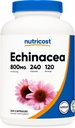 Nuntricost Echinacea 800mg, 240 Capsules - Gregian Caps, Not GMO, Glutefree 120 การให้บริการ