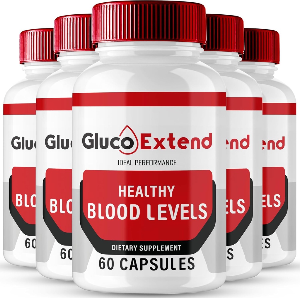 Gluco Extent Capsules, GlucoExtend paramos Formulės papildymas tabletes - Maksimalus stiprumas, Gluco Extence Health & Wellness All Natural Formulės, Oficialus GlucoExtence Health Capsules Atsiliepimai (5 Pack)