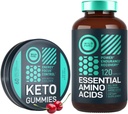 WILD FUEL Seen Amin Acid suplementari i Keto Candy Petroli de MCT Keto Grutsergy, energia i paquet de recuperació