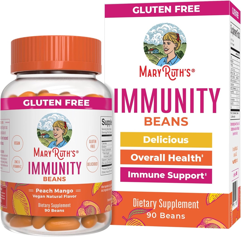 MaryRuth Organics Felnőtt Immun Support Vita- Bab Cink és C-vitamin kiegészítés 14 + -124kor; Immunity Vitamins