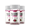 Snap Supplements Nitric Oxide Gummies - Beet Root Extract 300mg, Sugar Free Beetroot Supplement with Pomegranate Powder for Circulation & Natural Energy, 60 Vegan Gummies (3-Pack), Cherry Flavor