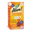 Nature's Way Alive! Children’s Chewable Multivitamin, Kids Multivitamin with Orchard Fruits and Garden Veggies Powder Blend, Daily Kids Vitamins for Nutritional Support Cherry Flavor, 120 Tablets