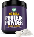 2lb No Bull Unflavored Whey Protein Powder, Pure, Instantized Whey supplement, High Protein, Low Carb, No Fillers, No Additives, Flavorless