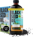 Premium Black Seed olje væske 16 oz - sukker gratis 3 måneders forsyning Antioksidant tyrkisk svart cumin frø olje - 3X Thymoquinon First Cold Press Vegan, Halal, Søt Sunnah