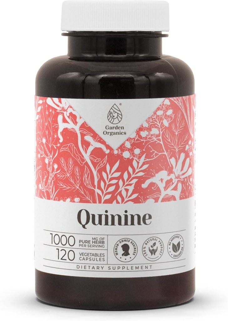 Quinine 120 Capsules | Yüksək-Potency Herbal Dietary Supplements / Psixologiya və Quinine (Cinchona officinalis) sol Bark (120 Count)