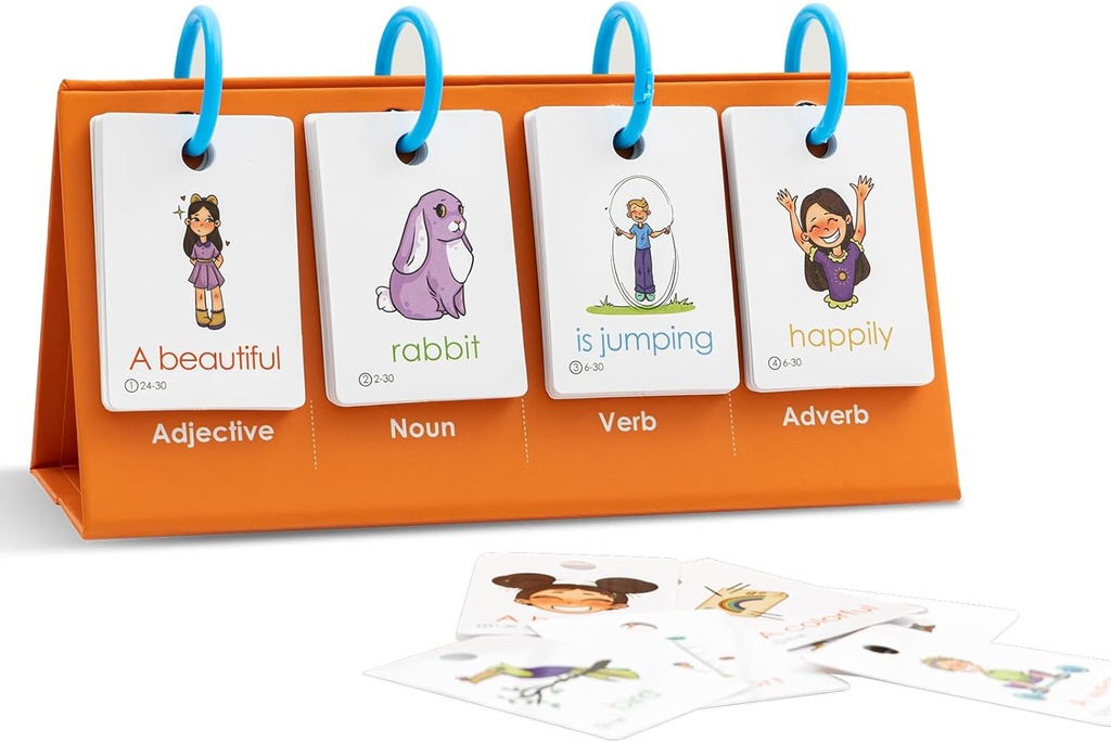 Tichgeim Sentence Building for Kids, Speech Therapy Materials Learn to Read Sentence Builder for 3-8, Preschool Kindergarten Learning Activities Classroom Must Haves for Boys Girls 1st 2nd 3rd Grade