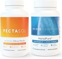 EcoNugenics Ultimate Cellular Health & Immune Support Pack | HonoPure - Magnolia Bark Ekstraktı, 30 Kapsüller | PectaSol-C Modified Citrus Pectin, 90 Kapsüller Paket
