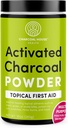 Charcoal House Hardwood Activated Charcoal Powder - Topical First Aid for Making Charcoal Poultices, Charcoal Foot Soaks, Charcoal Baths ' More!