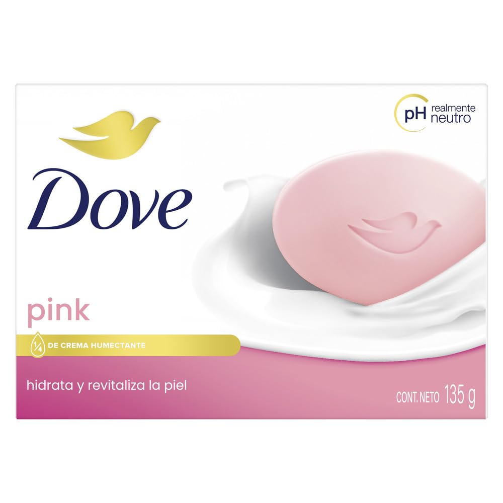 Dove Zeep Roze/Rosa 4,75 Ounce / 135g, 4,75 Fl Ounce